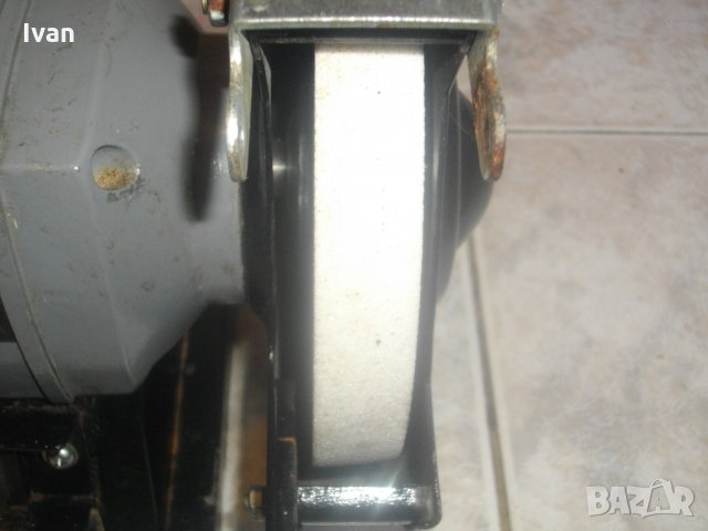 ф150мм-200 Вата-Шмиргел Голям-King Craft KSM-200V-Два Камъка Дискове-Сив-Бял, снимка 7 - Други инструменти - 33573855