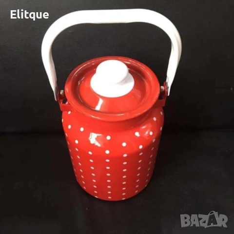 Емайлиран съд за съхранение на течности, снимка 3 - Други - 52894857