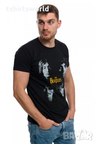 Нова мъжка тениска с дигитален печат на музикалната група The Beatles, снимка 7 - Тениски - 28317049