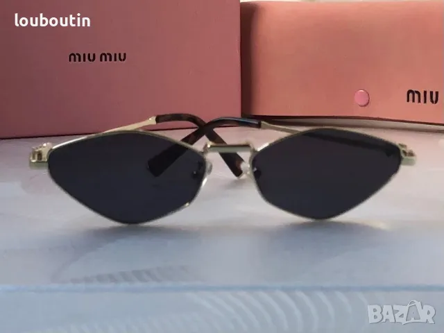 Miu 2024 дамски слънчеви очила ромб 3 цвята, снимка 7 - Слънчеви и диоптрични очила - 48005248