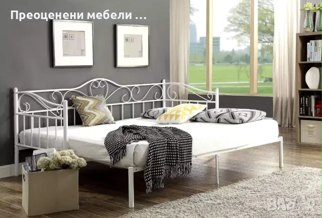Метално разтегателно легло Sina на Home affaire внос от Германия , снимка 4 - Дивани и мека мебел - 47613685