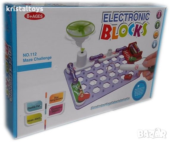 Детски комплект Конструктор Електротехника - електрически части, снимка 1