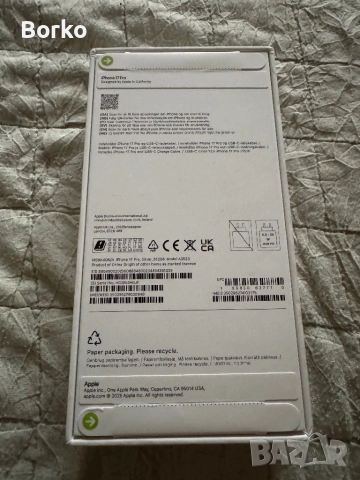 Iphone 17 pro 512gb, снимка 2 - Apple iPhone - 52838924