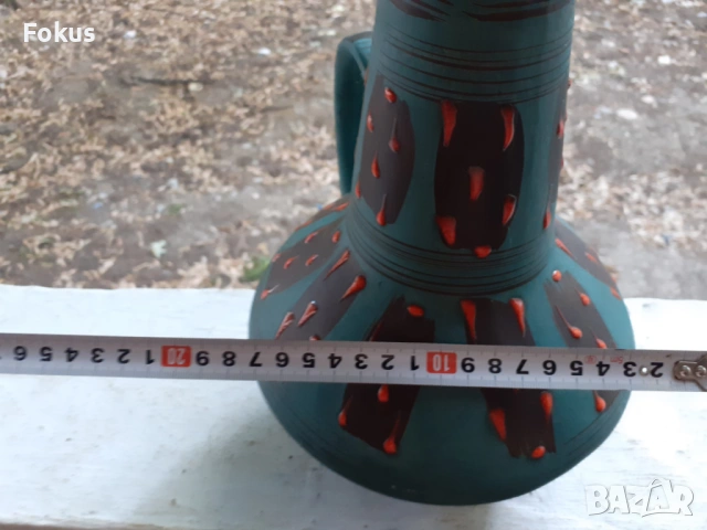 Страхотна красива ваза немска керамика, снимка 7 - Антикварни и старинни предмети - 53464133