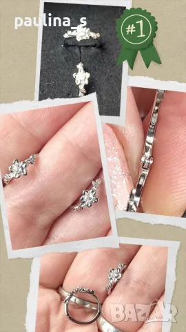 Четири броя / Сребърни обеци с циркони на Пандора / проба 925s / Южна Корея , снимка 15 - Обеци - 33416237