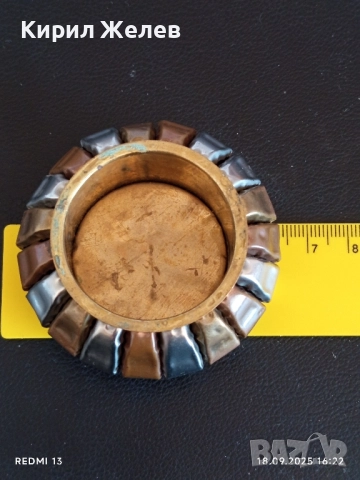 Красива месингова кутия сувенир от Индия за КОЛЕКЦИЯ ДЕКОРАЦИЯ 47296, снимка 6 - Други ценни предмети - 51759102