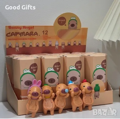 2броя Фигурки Капибара за телефон, таблет или монитор, Фигурка изненада Capybara, снимка 3 - Фигурки - 49158067