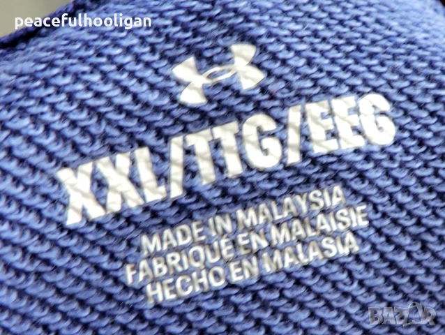 Under Armour Mens Blue Camo Hoodie мъжки спортен суичър размер XXL, снимка 10 - Спортни дрехи, екипи - 52182873