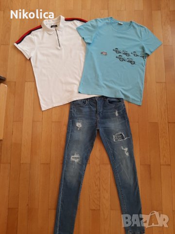 НОВИ и запазени дрехи Bershka,DKNY,Paul Smith,H&M за 14-15 г.момче, снимка 6 - Детски комплекти - 28597016