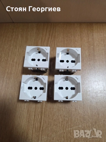 4 броя електрически контакт тип Schuko марка ELEC DOCK (модел ED-3001M)., снимка 4 - Друга електроника - 53483747