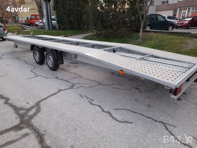 Авто Платформа Двойна, снимка 4 - Ремаркета - 35350732