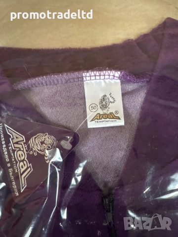 Българска плюшени дамски пижами дълъг ръкав плюш, снимка 6 - Пижами - 51922274