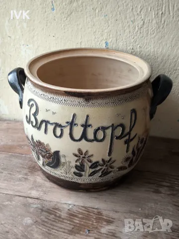 Голяма кашпа с дръжки , снимка 5 - Антикварни и старинни предмети - 49966644