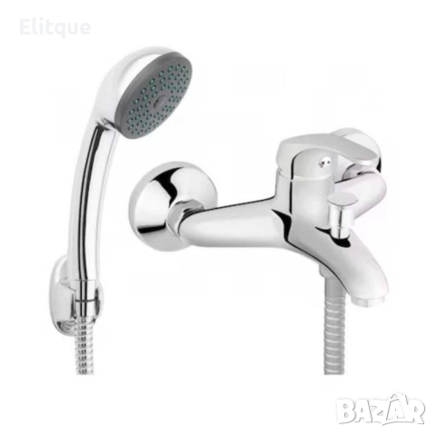 Смесител за вода  c душ, хориз. с покр. от хром, снимка 4 - Други стоки за дома - 52852437