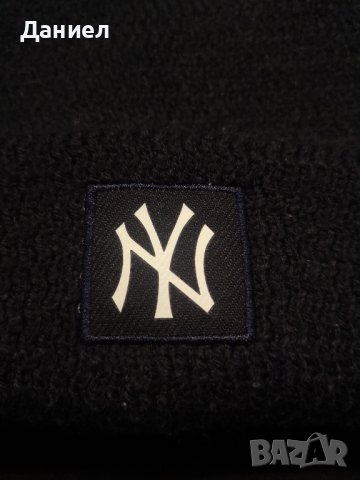 зимна шапка на New York Yankees , снимка 4 - Шапки - 43887346