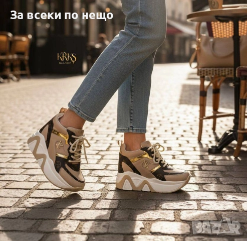 Louis Vuitton Дамски Маратонки На Платформа👟Дамски Спортни Обувки - Различни Цветове Код SK313, снимка 5 - Маратонки - 52598656