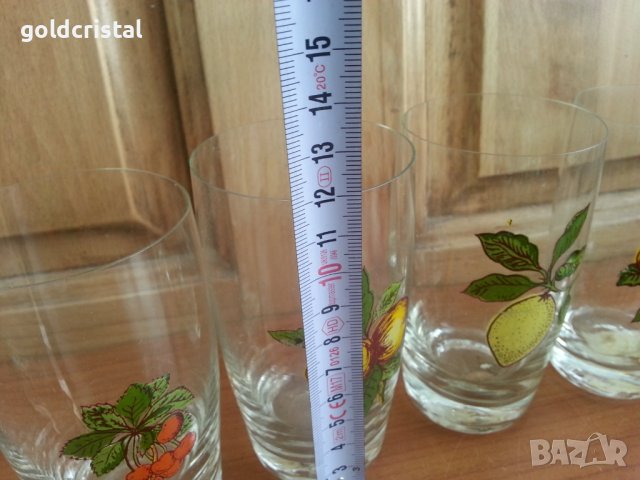 Стъклени чаши за вода, снимка 7 - Антикварни и старинни предмети - 37141605