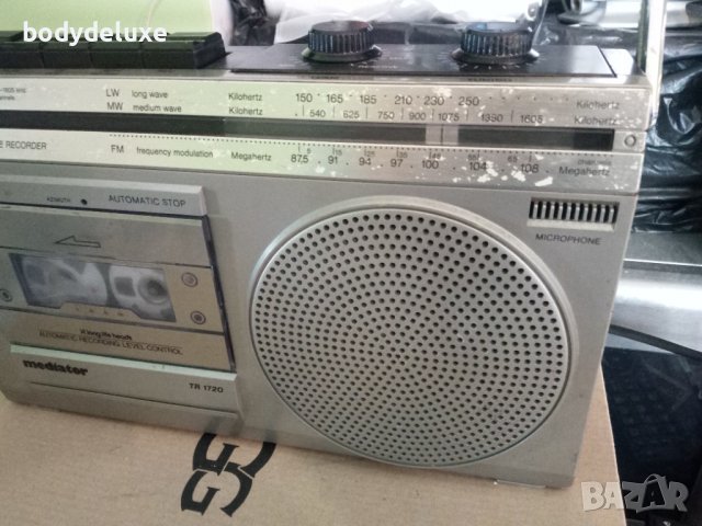 Mediator TR1720 моно радио-касетофон, снимка 2 - Радиокасетофони, транзистори - 39185067