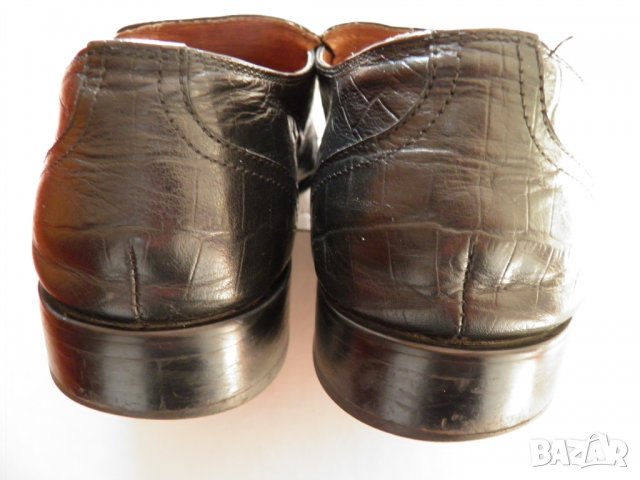 Bata оригинални мъжки черни обувки от естествена кожа, снимка 7 - Официални обувки - 27749499