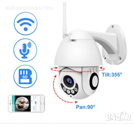3000051096 Камера за външно наблюдение AMIO IP Smart Wireless I Wi-Fi HD 720P Android и IoS, снимка 1
