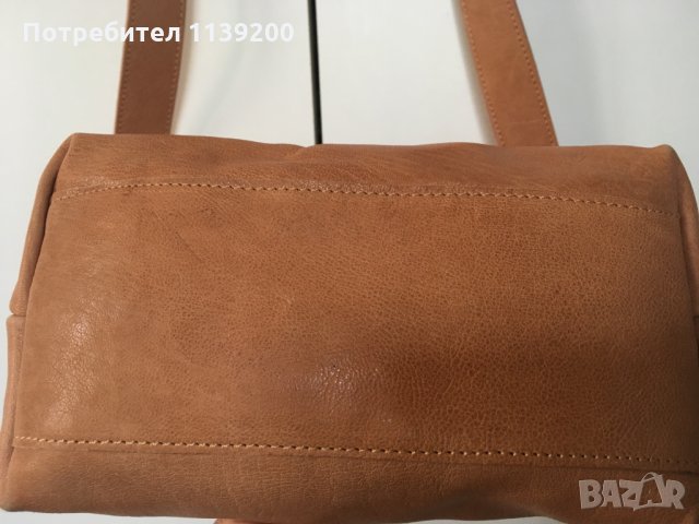 Printemps Paris френска дамска бежова чанта с дълга дръжка , снимка 4 - Чанти - 27273549