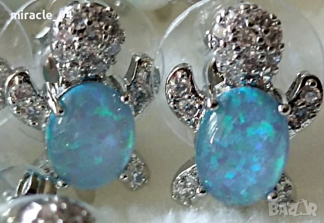 УНИКАЛНИ обеци - костенурки, снимка 4 - Обеци - 51462386