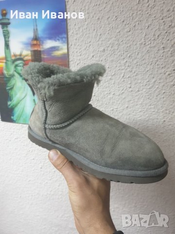 оригинални боти  UGG Mini Bailey Button Bling 1003889  номер 37, снимка 8 - Дамски боти - 38674515