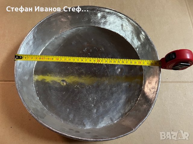 Медни старинни тави, снимка 6 - Други ценни предмети - 43707985