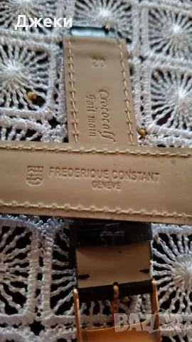 FREDERIQUE CONSTANT-GENEVE-made in swiss, снимка 3 - Каишки за часовници - 49671523