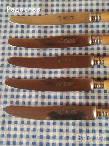 ножове и вилици Solingen стара изработка , снимка 10 - Прибори за хранене, готвене и сервиране - 51410878