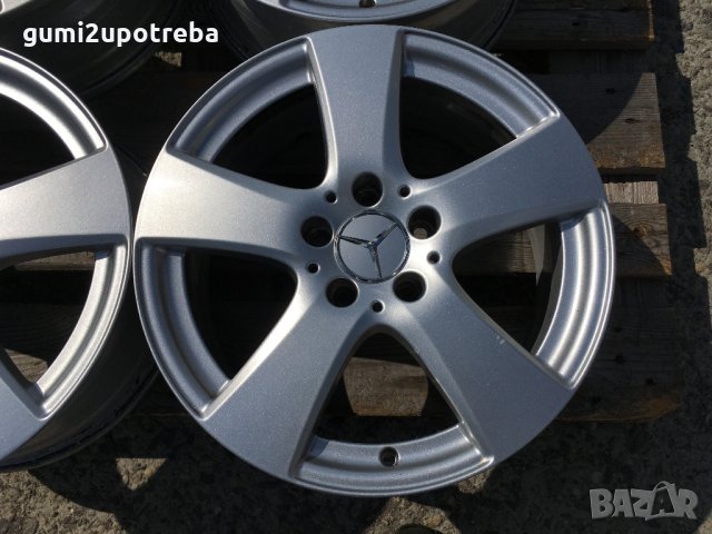  17" джанти 5х112 Мерцедес Ц класа Mercedes C-Klasse W205 Оригинал , снимка 3 - Гуми и джанти - 28674359