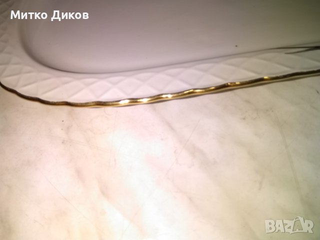 Порцеланово плато поднос марков винтидж Японски порцелан 360х210мм златен кант, снимка 5 - Аксесоари за кухня - 43990938