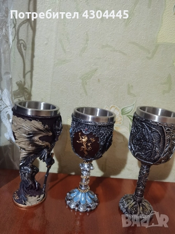 нови Баварски метални чаши за вино, снимка 2 - Колекции - 52949139