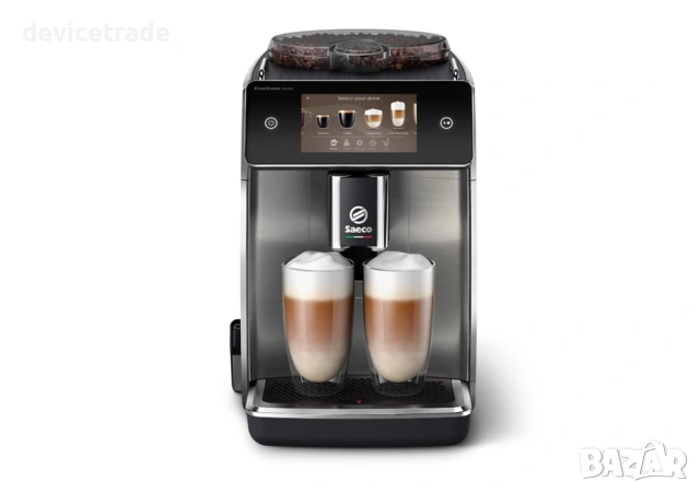 Кафеавтомат Saeco GranAroma Deluxe SM6685/00, Автоматичен пенообразовател на мляко, снимка 4 - Кафемашини - 53005546
