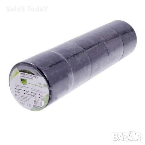 Изолирбанд, черен, 10м и ширина 48мм, снимка 2 - Аксесоари и консумативи - 43084044