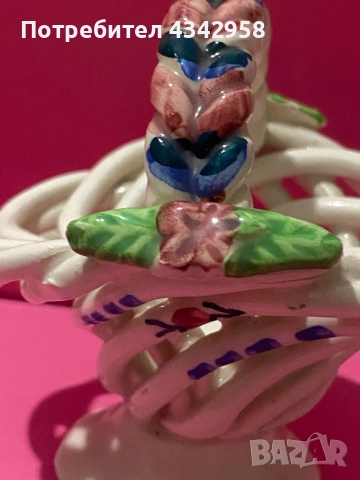 Порцеланова кошница. Испания.1960 г., снимка 2 - Антикварни и старинни предмети - 52514611