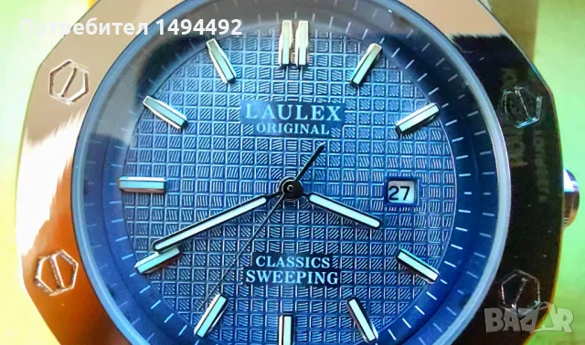 Нов LAULEX часовник, снимка 4 - Мъжки - 48476831