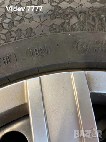 Оригинални джанти за Vw със зимни гуми Continental 215/65/R17, снимка 3 - Гуми и джанти - 51649226