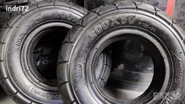 Плътна гума 200X50 за електрическа тротинетка, снимка 3 - Други спортове - 43169608