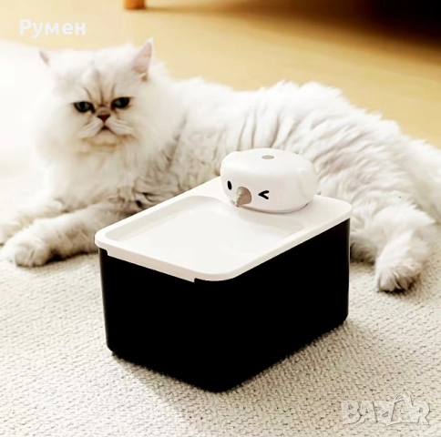 Автоматична поилка за котки със сензор