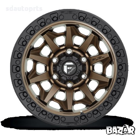 20" Джанти Fuel Covert Off Road 5X127 6x139.7 6X135 - 18" 9J ET 1, снимка 3 - Гуми и джанти - 32653735