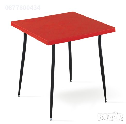 Столове и маси червен,бял,черен цвят-полипропилен,на склад, снимка 12 - Маси - 44048471