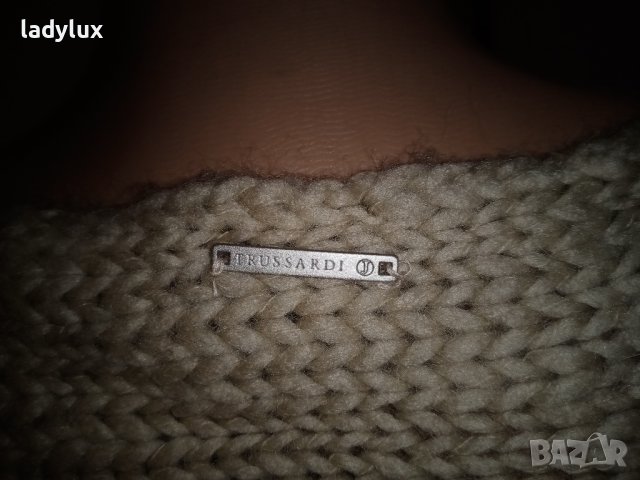 Trussardi Jeans, Плетена Блуза, Размер S/M. Код 1877, снимка 4 - Блузи с дълъг ръкав и пуловери - 38099057
