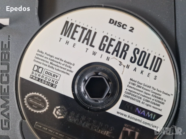 Metal Gear Solid Twin Snakes NTSC (USA) Nintendo GameCube, снимка 5 - Игри за Nintendo - 53532815
