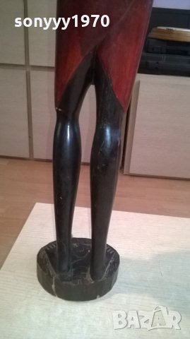 афро дама-дървена фигура-5кг-92см-внос швеицария, снимка 14 - Колекции - 26373046