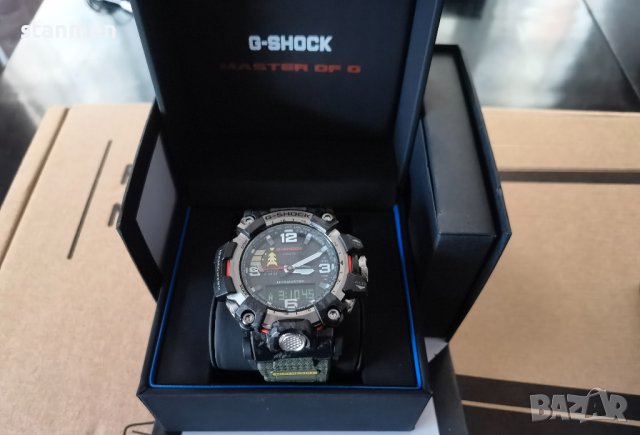 НОВ часовник CASIO G-Shock Carbon MUDMASTER Solar Japan, снимка 2 - Мъжки - 43654593