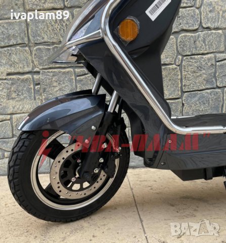 Електрически Скутер 1600W,60V,20aH+Управление като Велосипед+ЛИЗИНГ+Документи за регистрация , снимка 5 - Мотоциклети и мототехника - 33106514