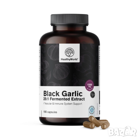 Черен чесън 1500 мг 180 Капсули
