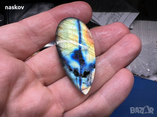 Уникален спектролит лабрадорит, снимка 16 - Други ценни предмети - 39383795