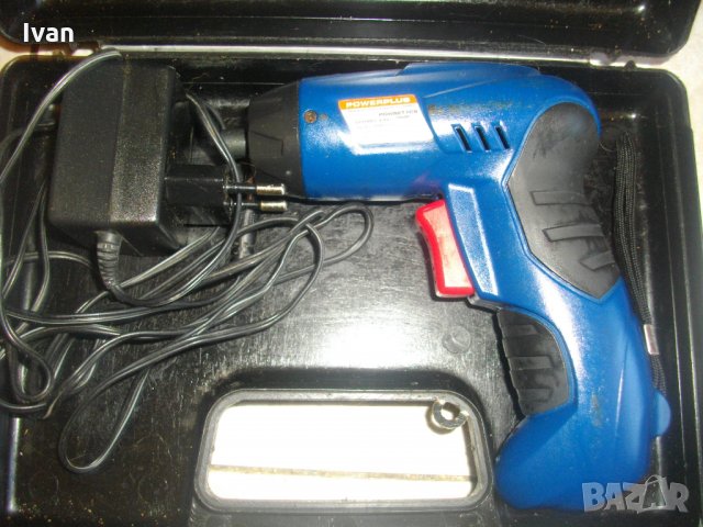 3,6 Волта Мини Винтоверт Белгийски ОРИГИНАЛЕН Отличен-Комплект-Power Plus, снимка 5 - Винтоверти - 33247516